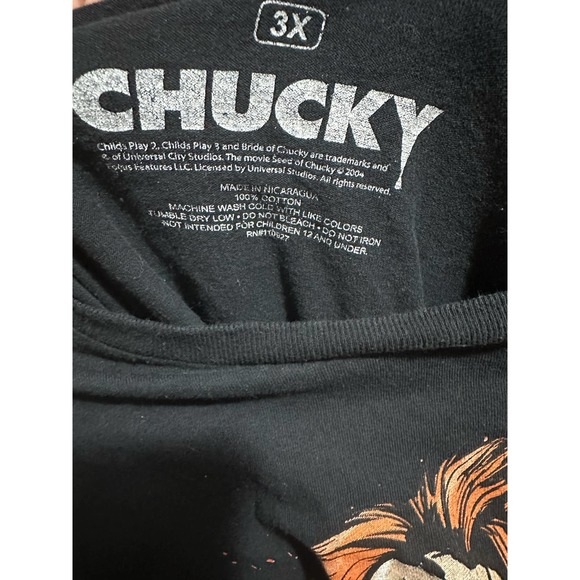 Chucky doll men’s 3X t-shirt - Picture 4 of 6